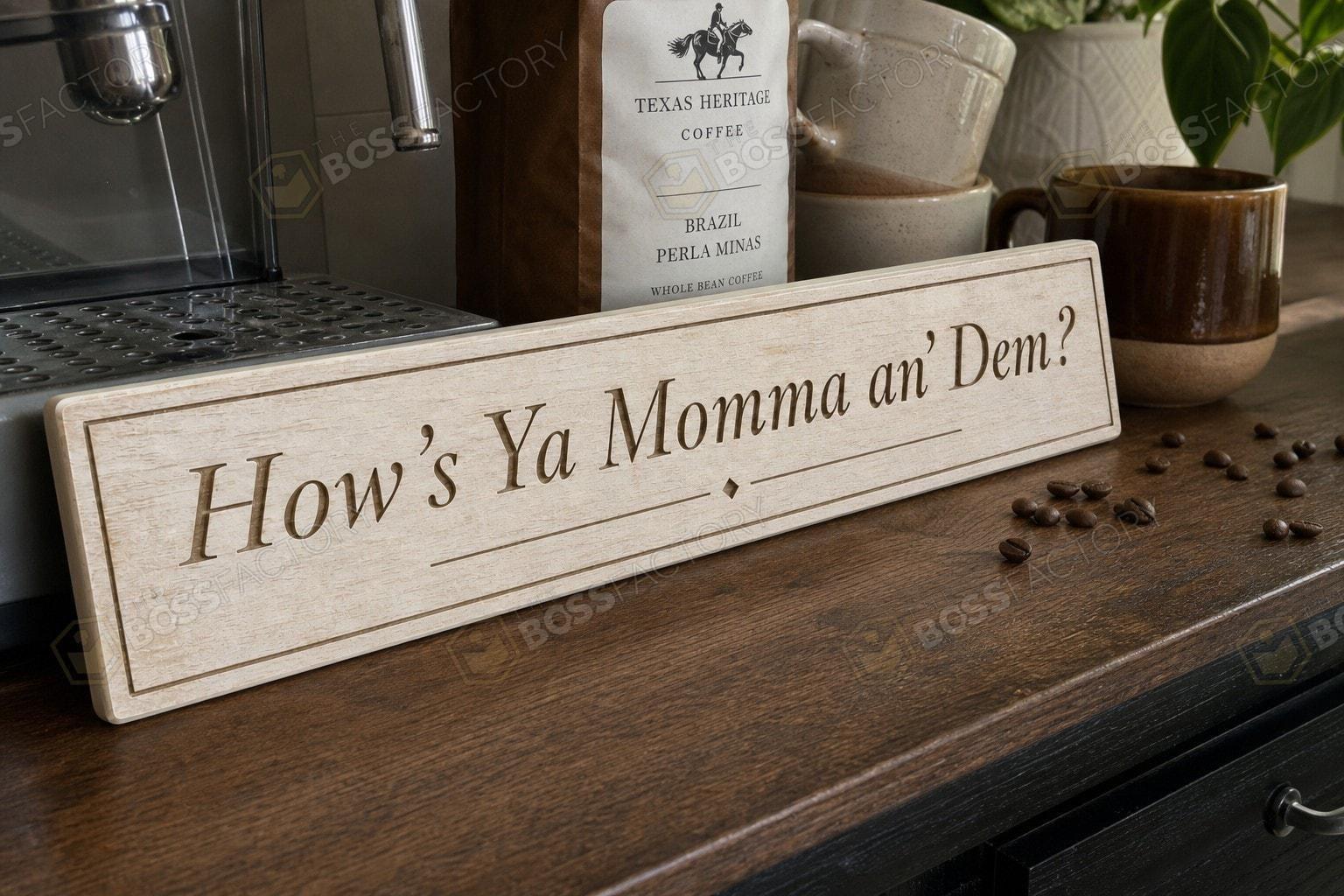 Coffee bar sign detail view