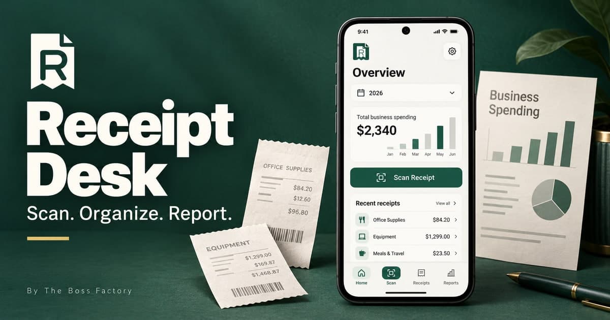 Receipt Desk