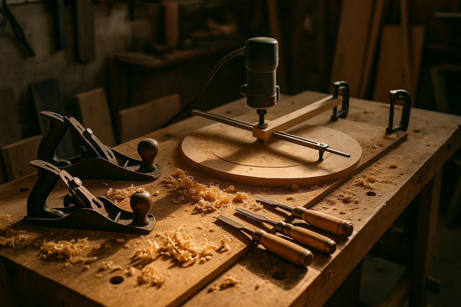 Router Trammel: 5 Circle-Cutting Projects That Work